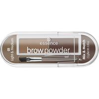 essence Brow Powder Set | 2 Shades essence Cosmetics 01 Light and Medium