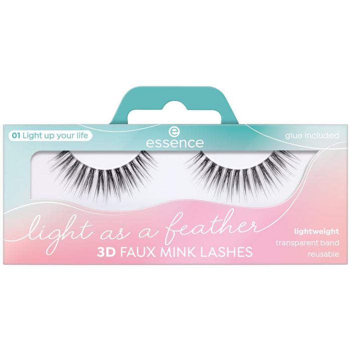 essence Light As A Feather 3D Faux Mink Lashes essence Cosmetics 01 Light up your life