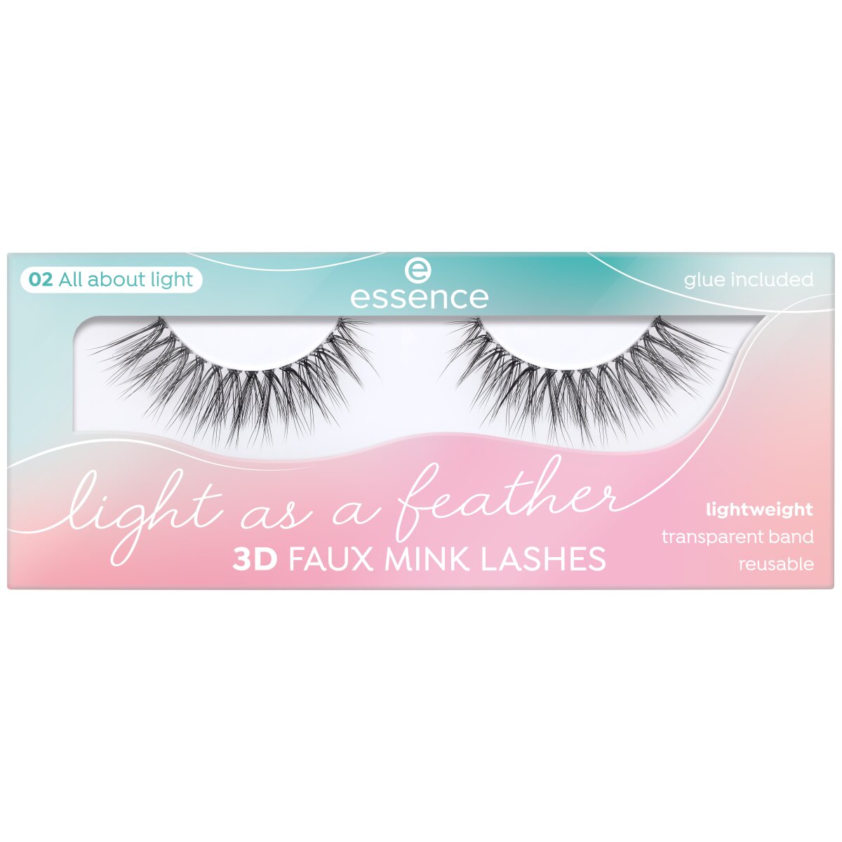 essence Light As A Feather 3D Faux Mink Lashes essence Cosmetics 02 All about light