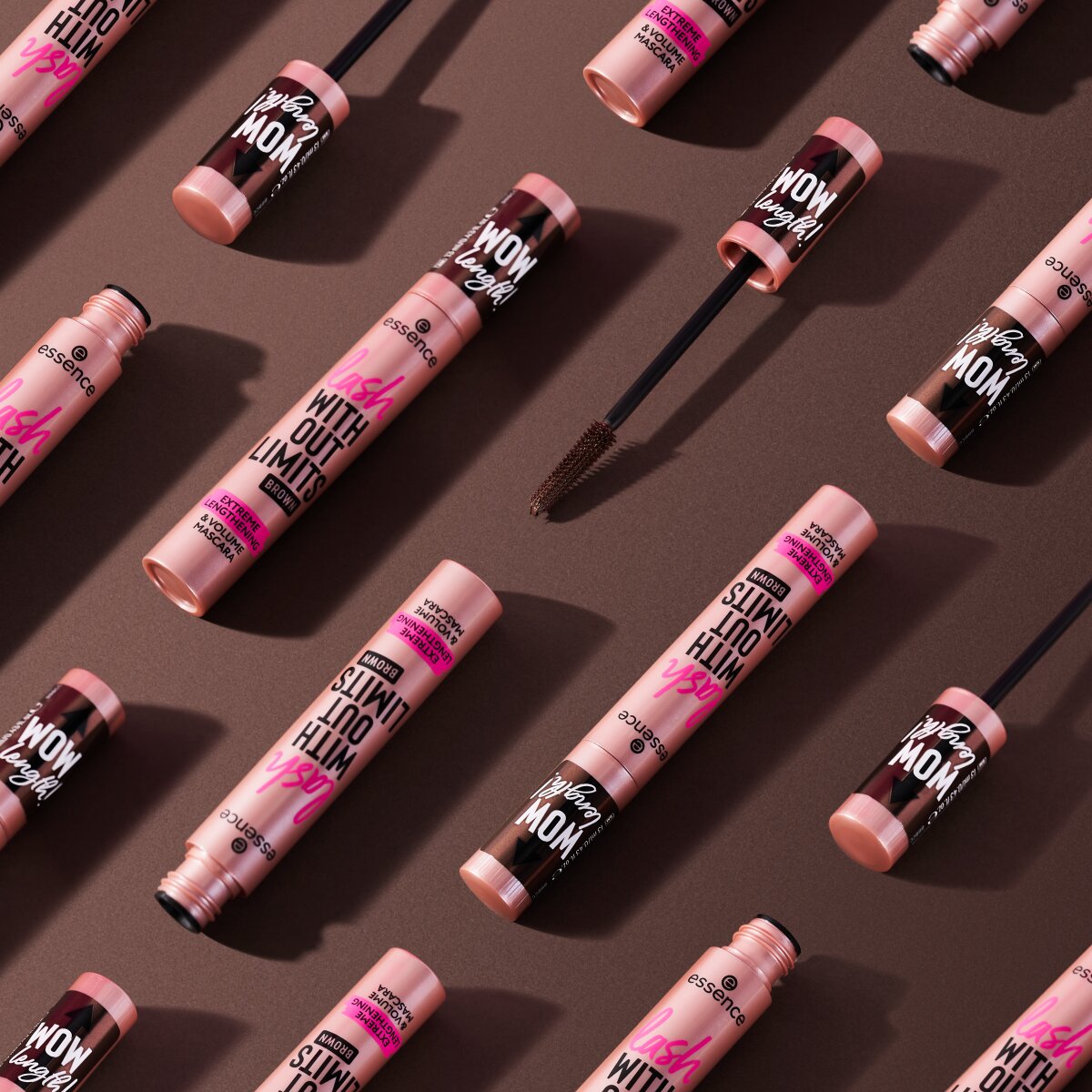 essence Lash Without Limits Extreme Lengthening & Volume Mascara 02 Brown essence Cosmetics