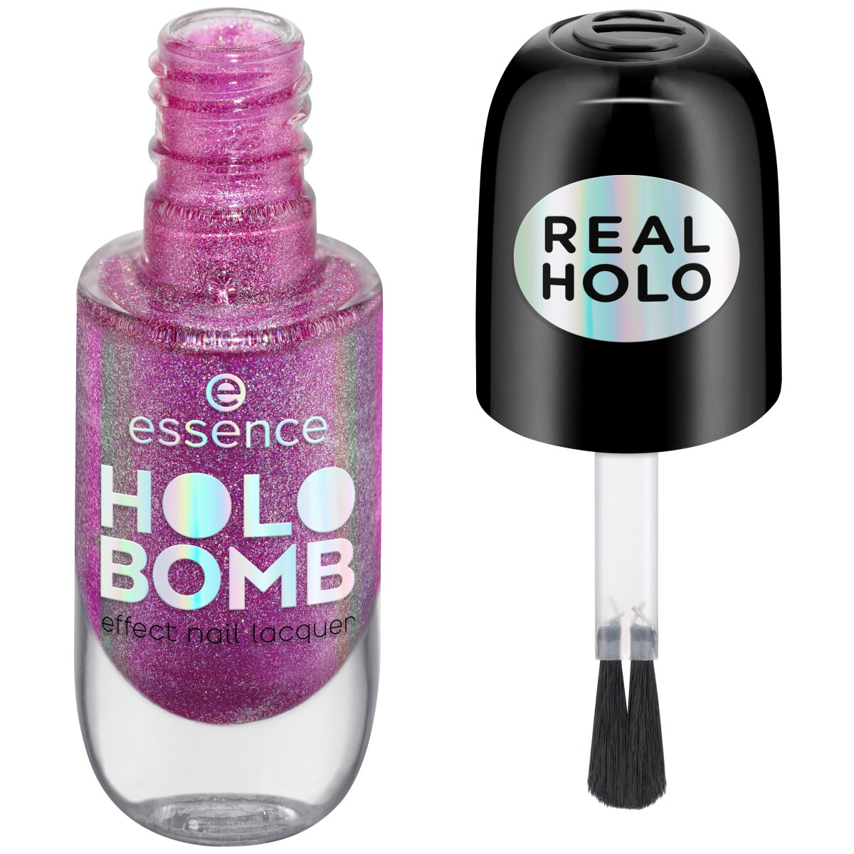 essence Holo Bomb Effect Nail Lacquer essence Cosmetics 02 Holo Moly