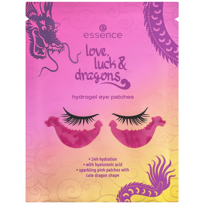essence Love, Luck & Dragons Hydrogel Eye Patches 01 | Rise & Shine, Little Dragon Essence Cosmetics   