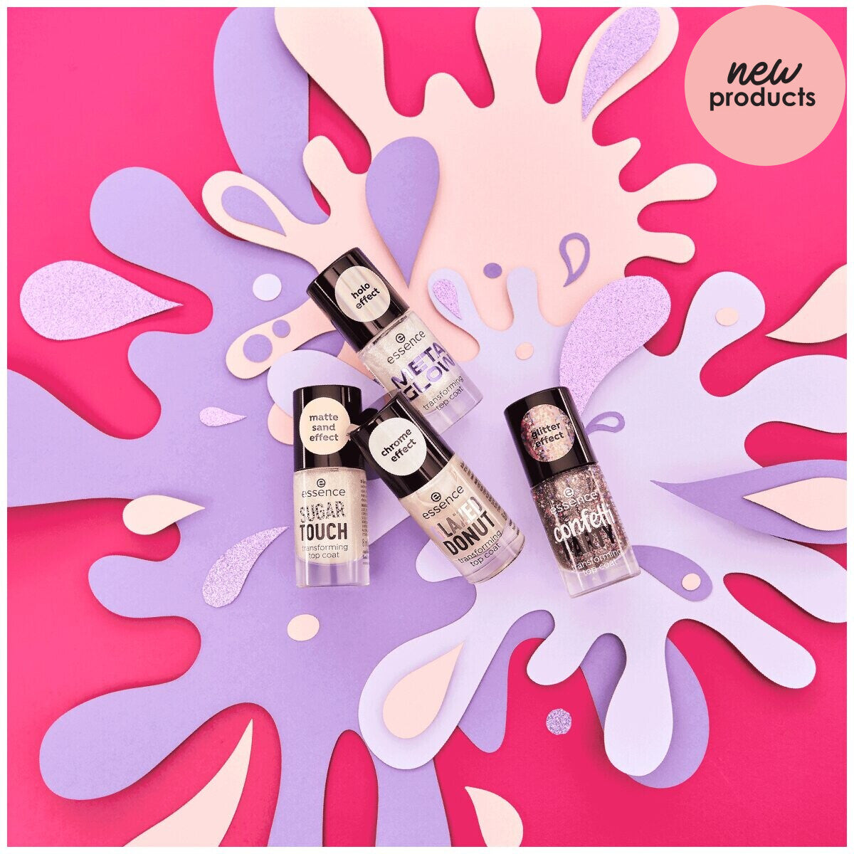 essence Confetti Party Transforming Top Coat essence Cosmetics