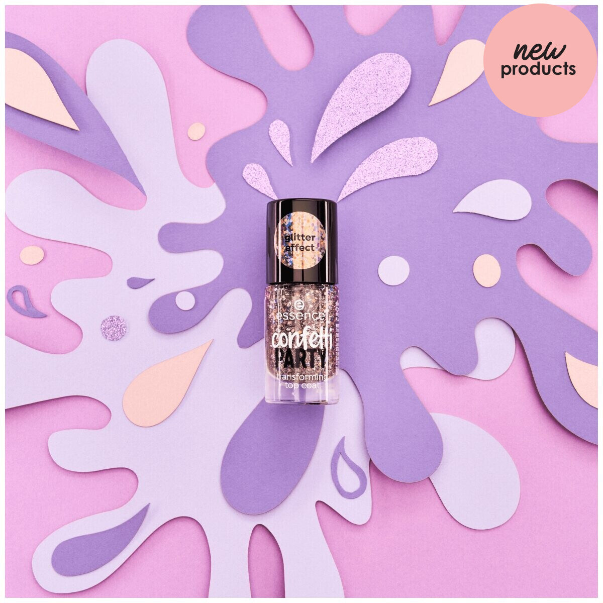 essence Confetti Party Transforming Top Coat essence Cosmetics