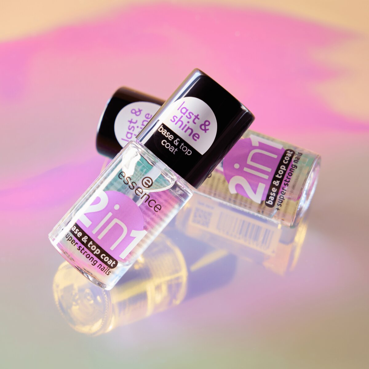 essence 2 in 1 Base & Top Coat essence Cosmetics