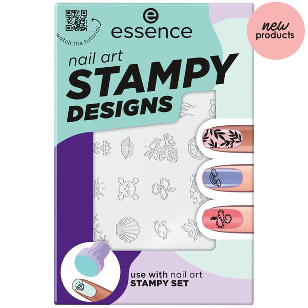 essence Nail Art Stampy Designs 01  | Stamping up essence Cosmetics