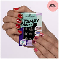 essence Nail Art Stampy Designs 01  | Stamping up essence Cosmetics
