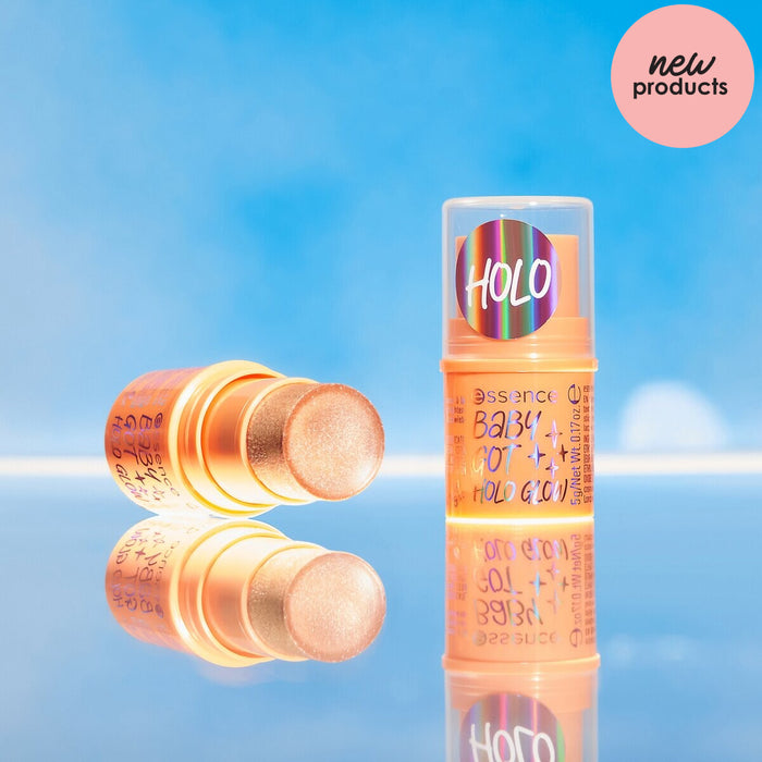 essence Baby Got Holo Glow Highlighter Stick 10 | Holy Apricotly essence Cosmetics