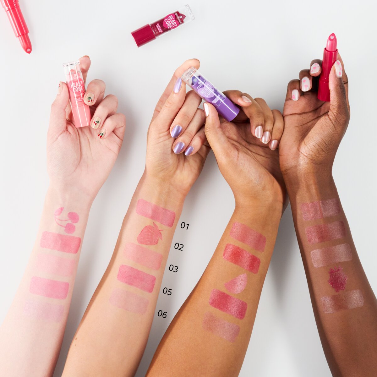 essence Heart Core Fruity Lip Balm | 4 Shades essence Cosmetics