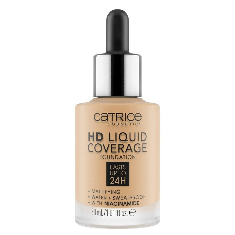 Catrice HD Liquid Coverage Foundation CATRICE Cosmetics Hazelnut Beige 036  