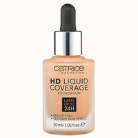 Catrice HD Liquid Coverage Foundation Catrice Cosmetics Golden Beige 037