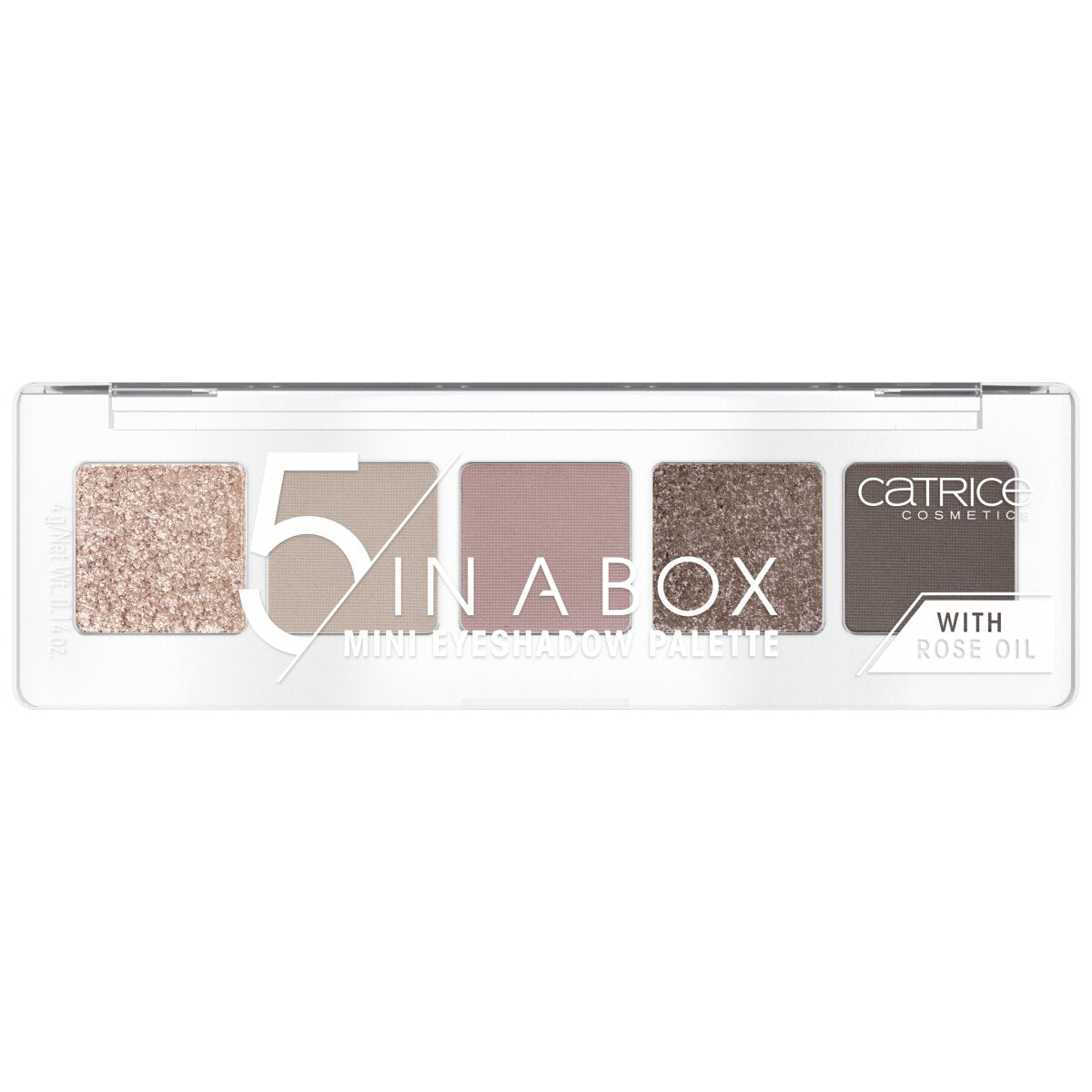 Catrice 5 In A Box Mini Eyeshadow Palette Catrice Cosmetics 020 Soft Rose Look