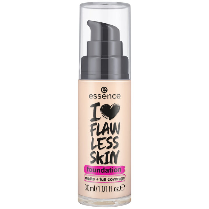 essence I Love Flawless Skin Foundation essence Cosmetics 10 Light Porcelain