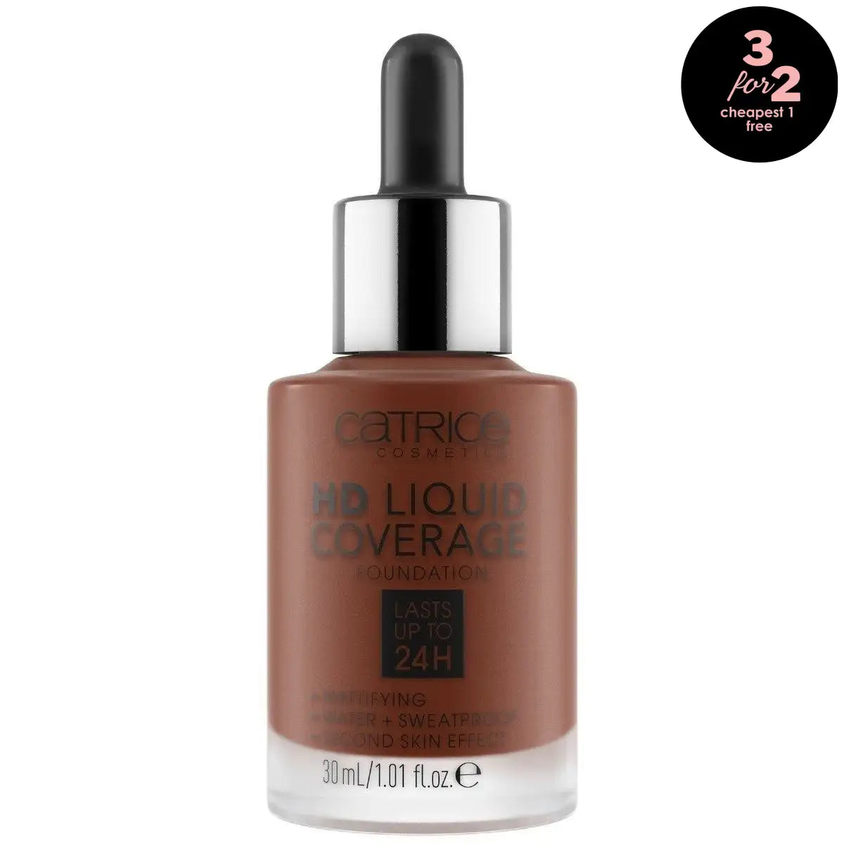 Catrice HD Liquid Coverage Foundation Catrice Cosmetics Deep Mocha 098  