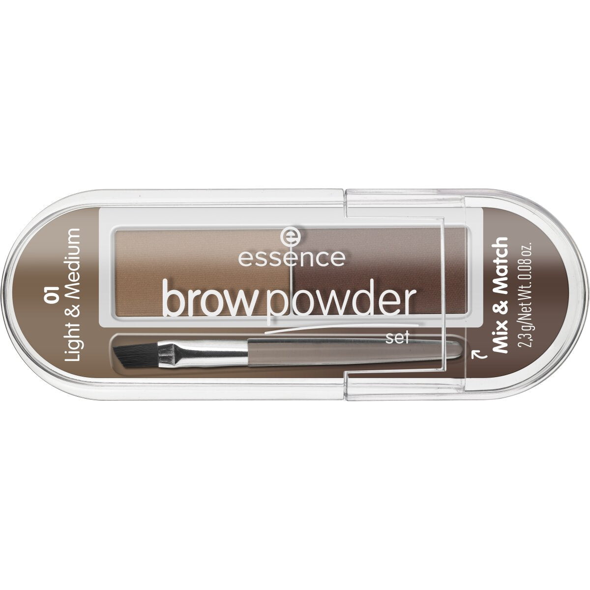 essence Brow Powder Set | 2 Shades essence Cosmetics 01 Light and Medium  