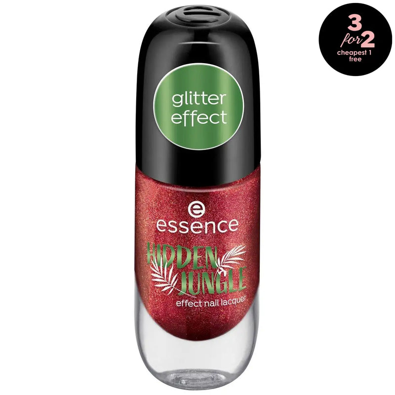 Essence Hidden Jungle Effect Nail Lacquer Essence Cosmetics 05 Forbidden Berry  