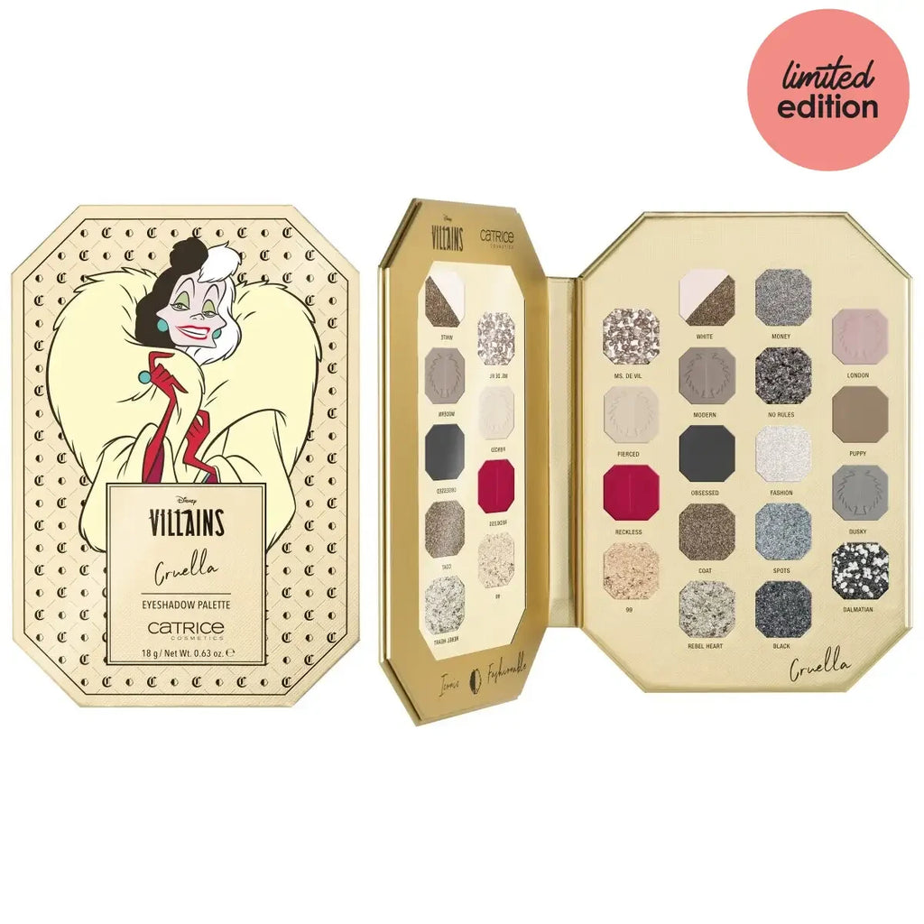 Catrice Disney Villains Cruella Eyeshadow Palette 020 | Fashion Above All CATRICE Cosmetics   