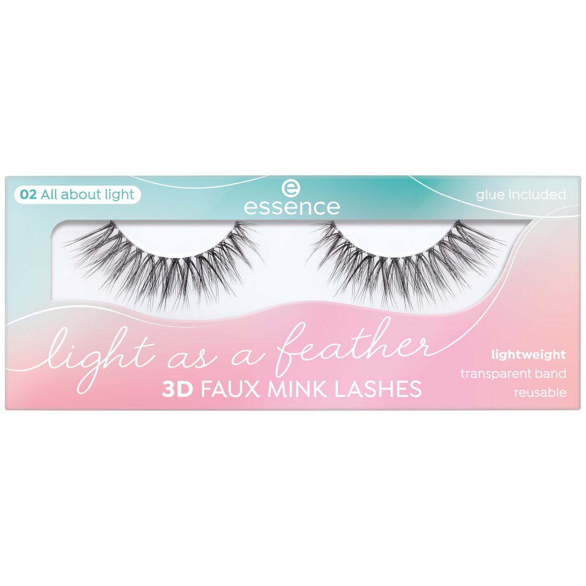 essence Light As A Feather 3D Faux Mink Lashes essence Cosmetics 02 All about light  