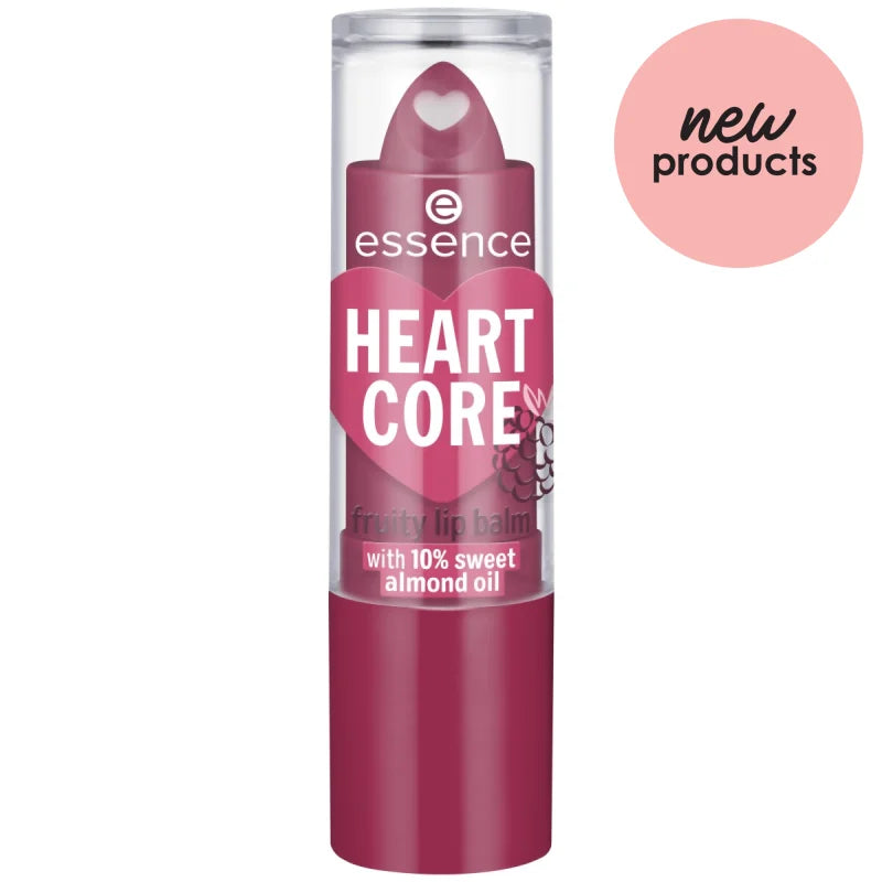 essence Heart Core Fruity Lip Balm | 4 Shades essence Cosmetics 05 Bold Blackberry  