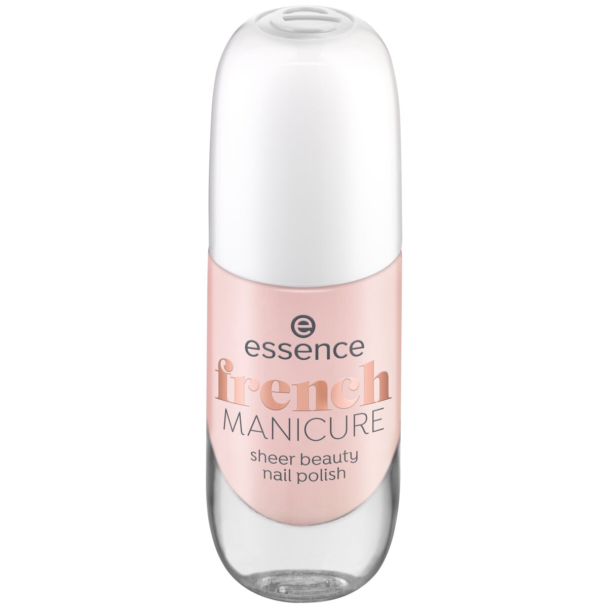 essence French Manicure Sheer Beauty Nail Polish essence Cosmetics 01 peach please!  