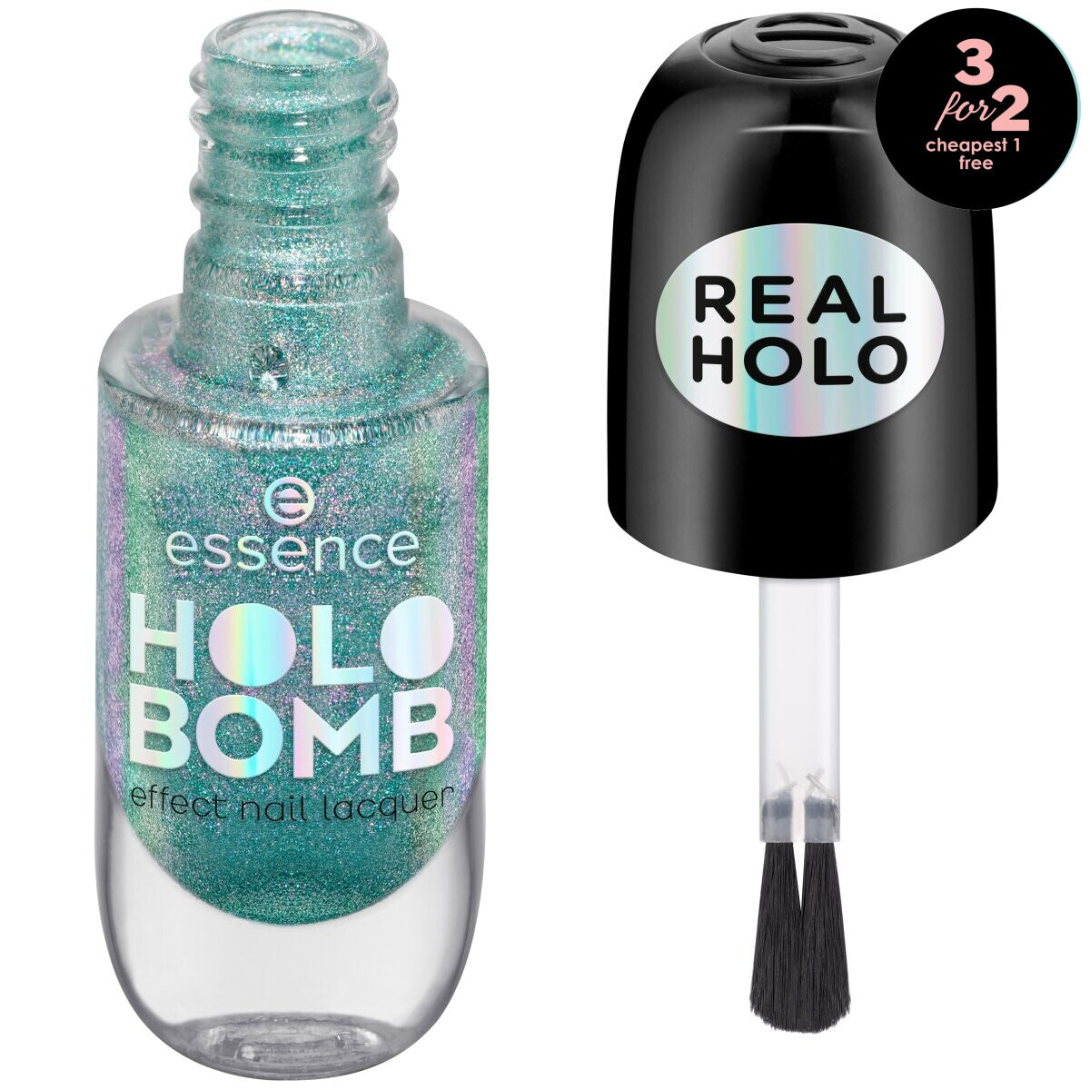 essence Holo Bomb Effect Nail Lacquer essence Cosmetics 04 Holo It's Me  