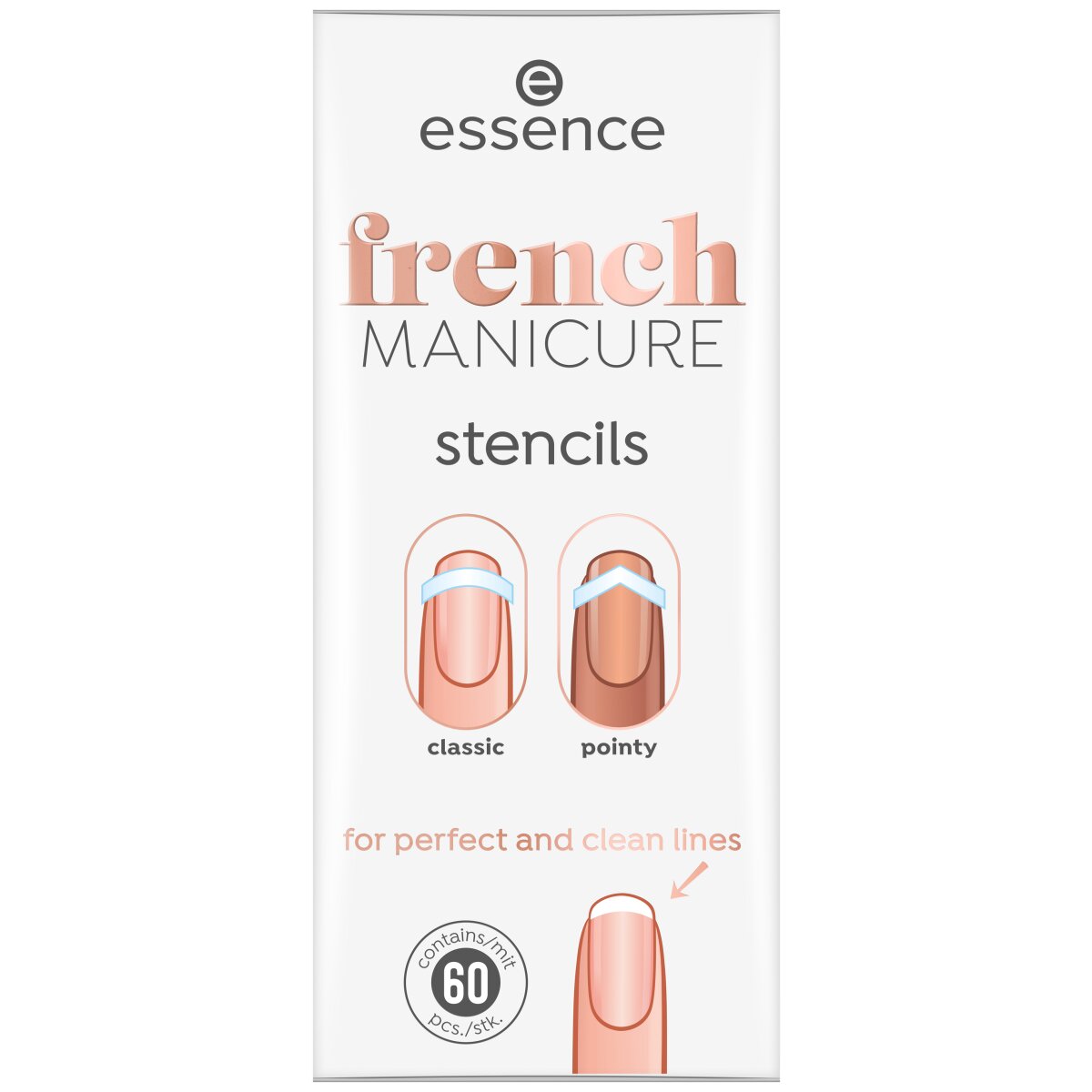 essence French Manicure Stencils 01 | French Tips & Tricks essence Cosmetics   