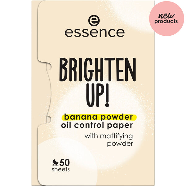 essence Brighten Up! Banana Powder Oil Control Paper essence Cosmetics   