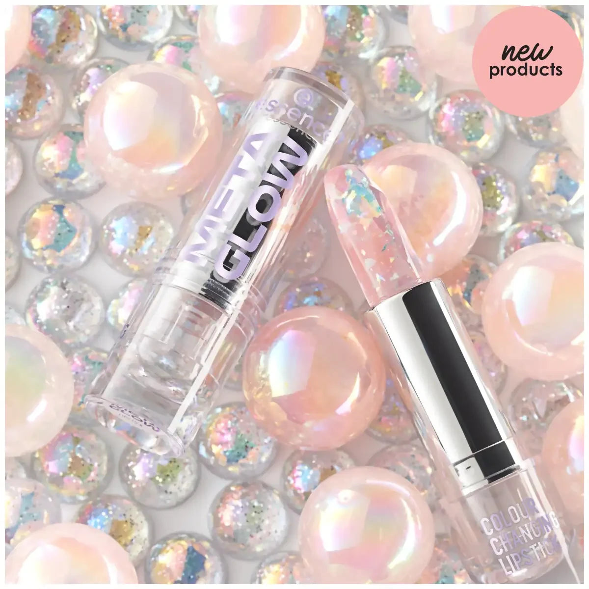 essence Meta Glow Colour Changing Lipstick essence Cosmetics   