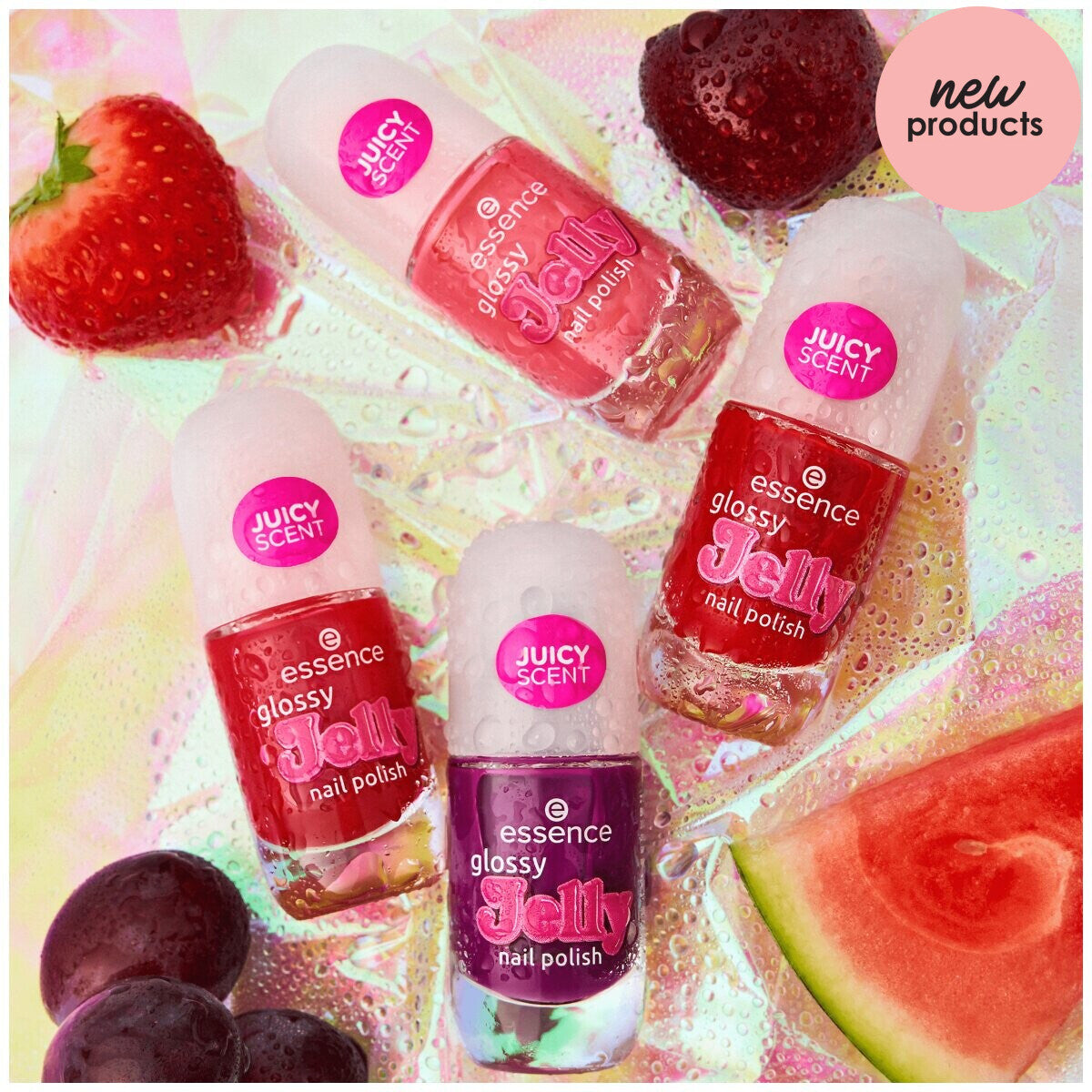 essence Glossy Jelly Nail Polish essence Cosmetics   