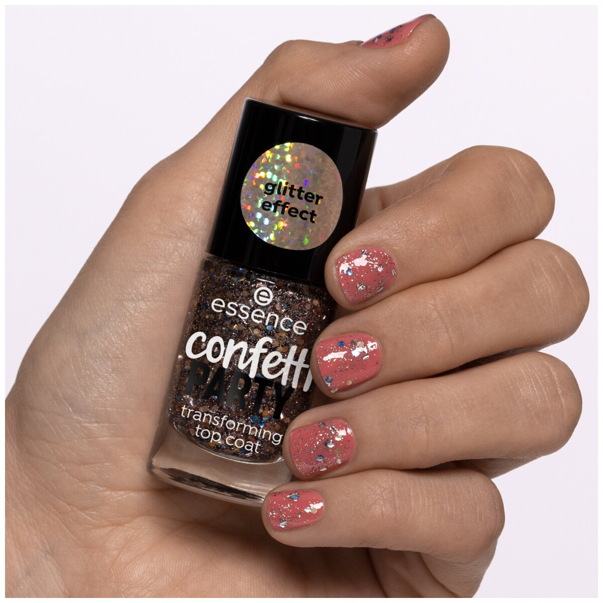 essence Confetti Party Transforming Top Coat essence Cosmetics   