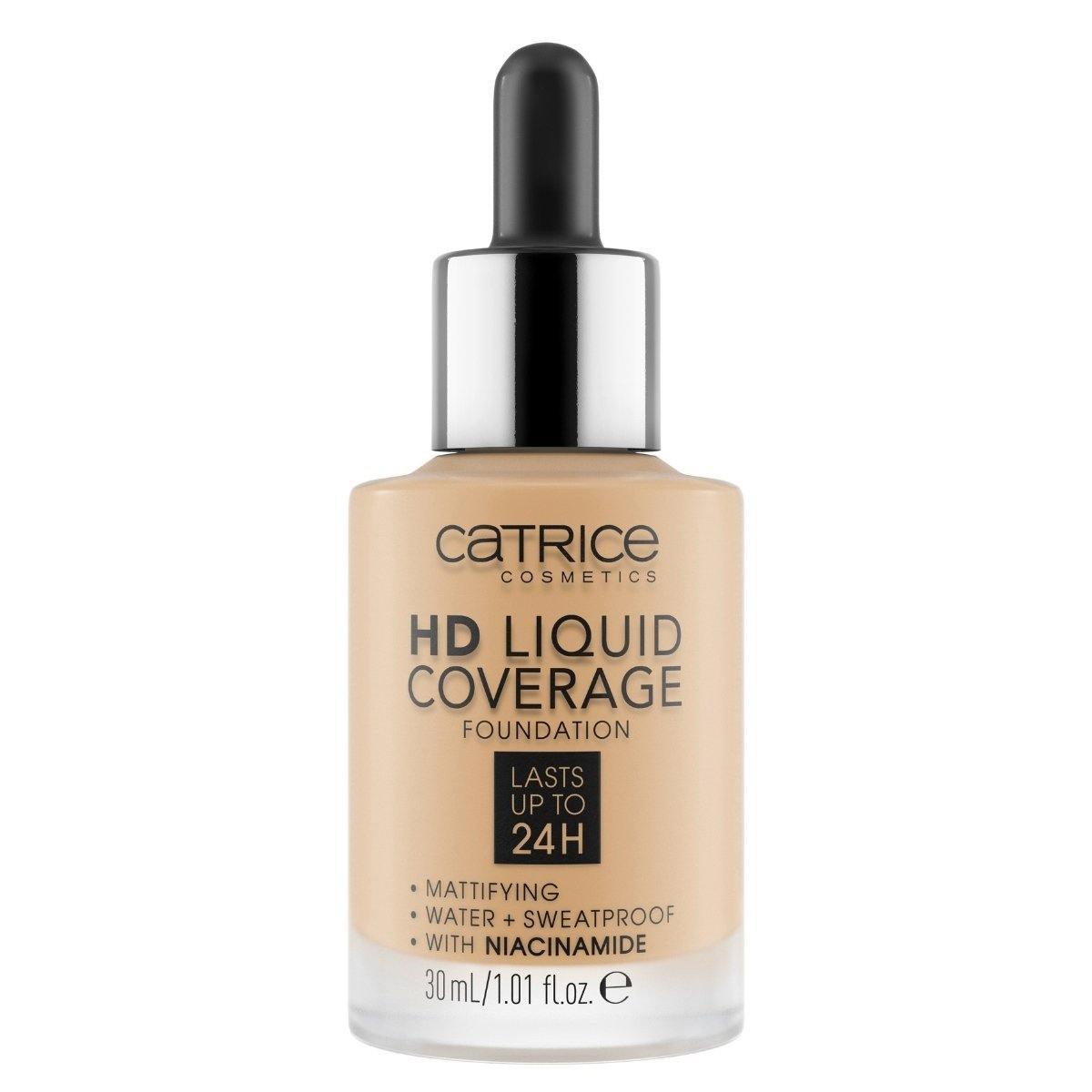 Catrice HD Liquid Coverage Foundation Catrice Cosmetics Hazelnut Beige 036  