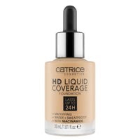 Catrice HD Liquid Coverage Foundation Catrice Cosmetics Hazelnut Beige 036  