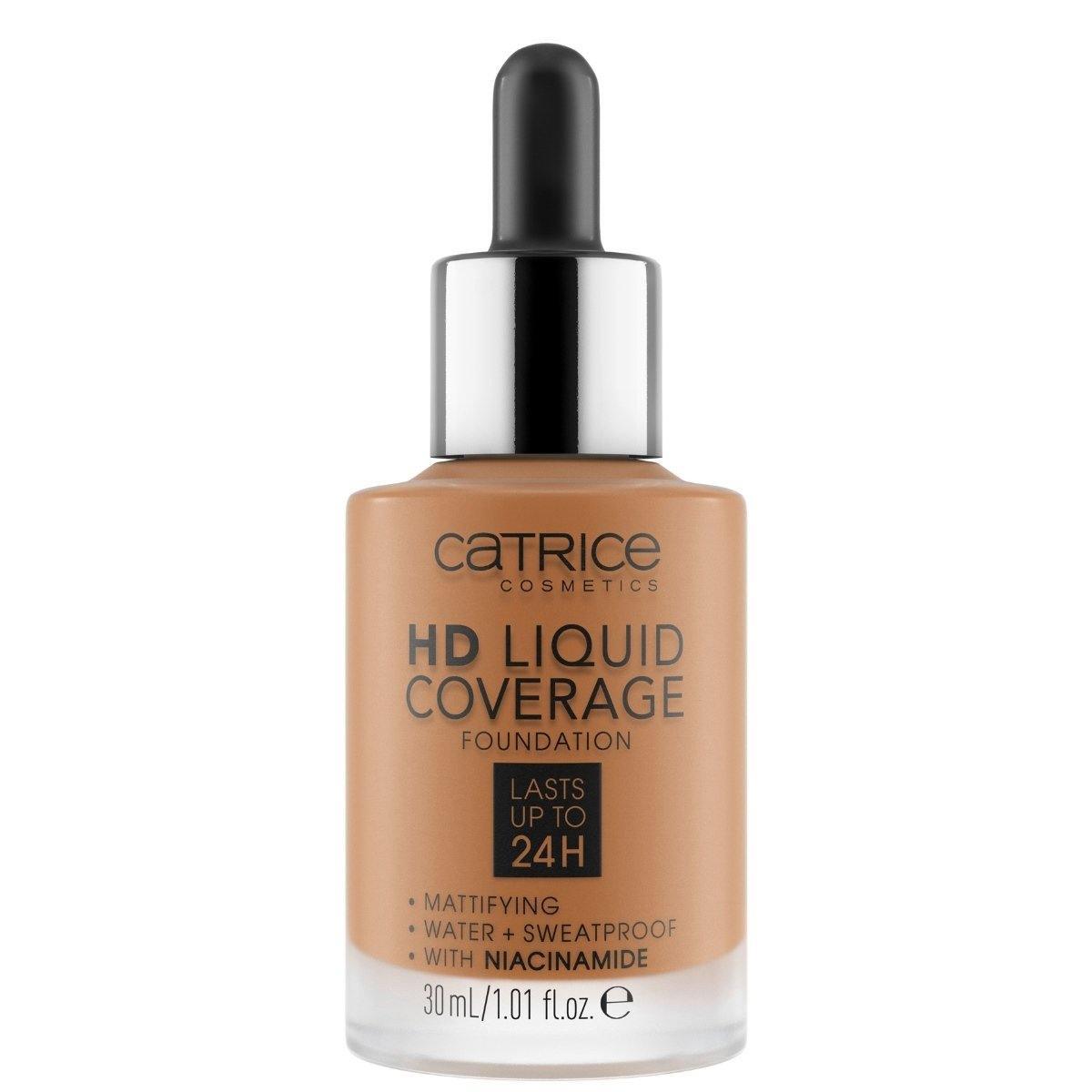Catrice HD Liquid Coverage Foundation Catrice Cosmetics Caramel Beige 080  