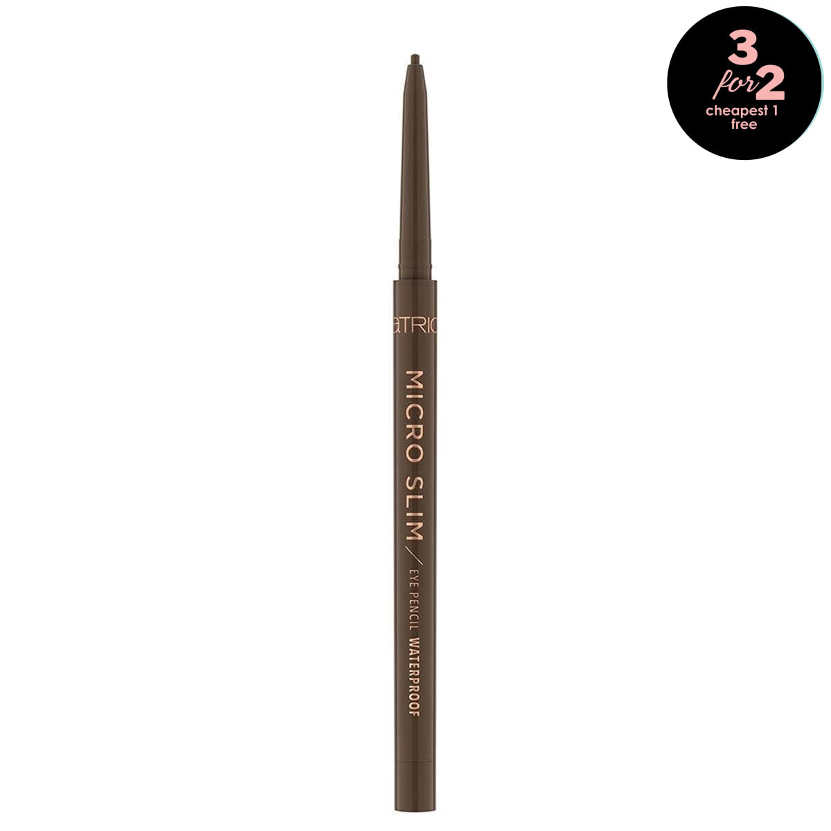 Catrice Micro Slim Eye Pencil Waterproof | 3 Shades Catrice Cosmetics 030 Brown Precision  