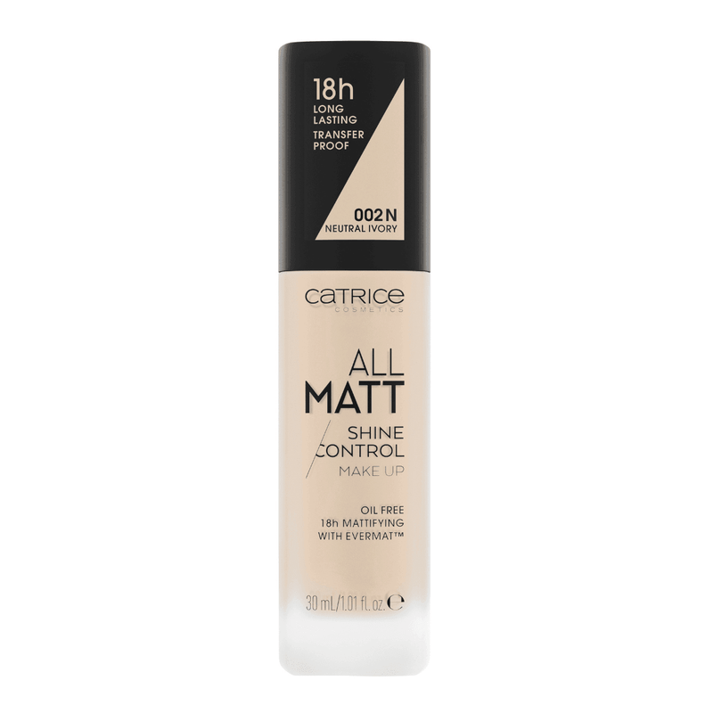 Catrice All Matt Shine Control Make Up | 17 Shades CATRICE Cosmetics Neutral Ivory 002 N  