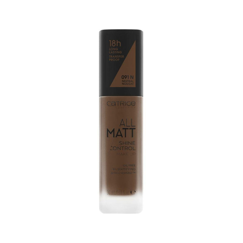Catrice All Matt Shine Control Make Up | 17 Shades CATRICE Cosmetics Neutral Nougat 091 N  