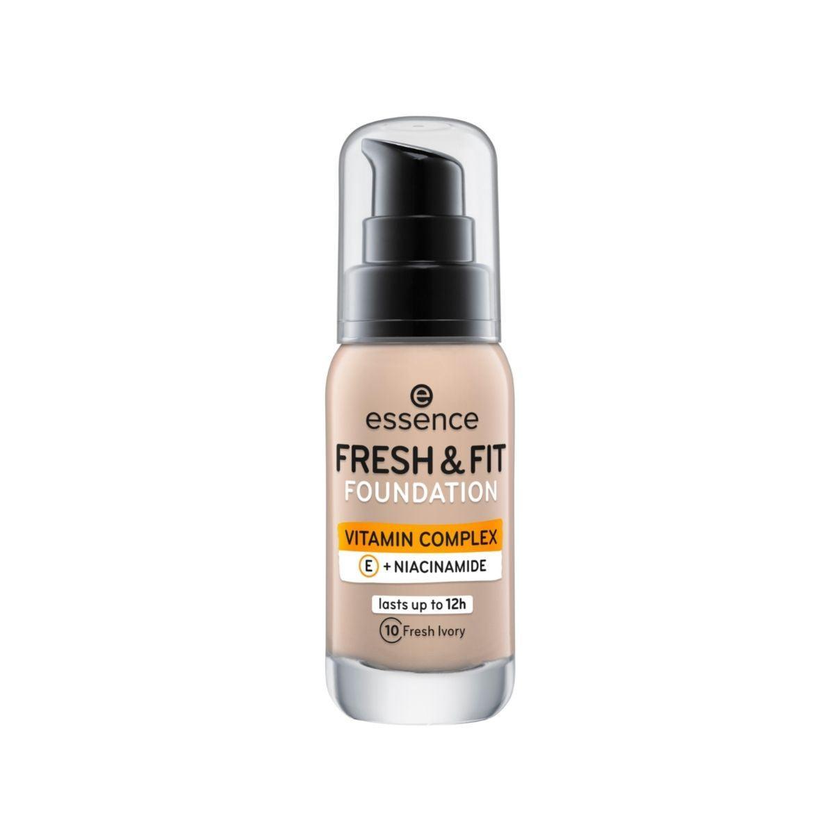 essence Fresh & Fit Foundation essence Cosmetics 10 Fresh Ivory  