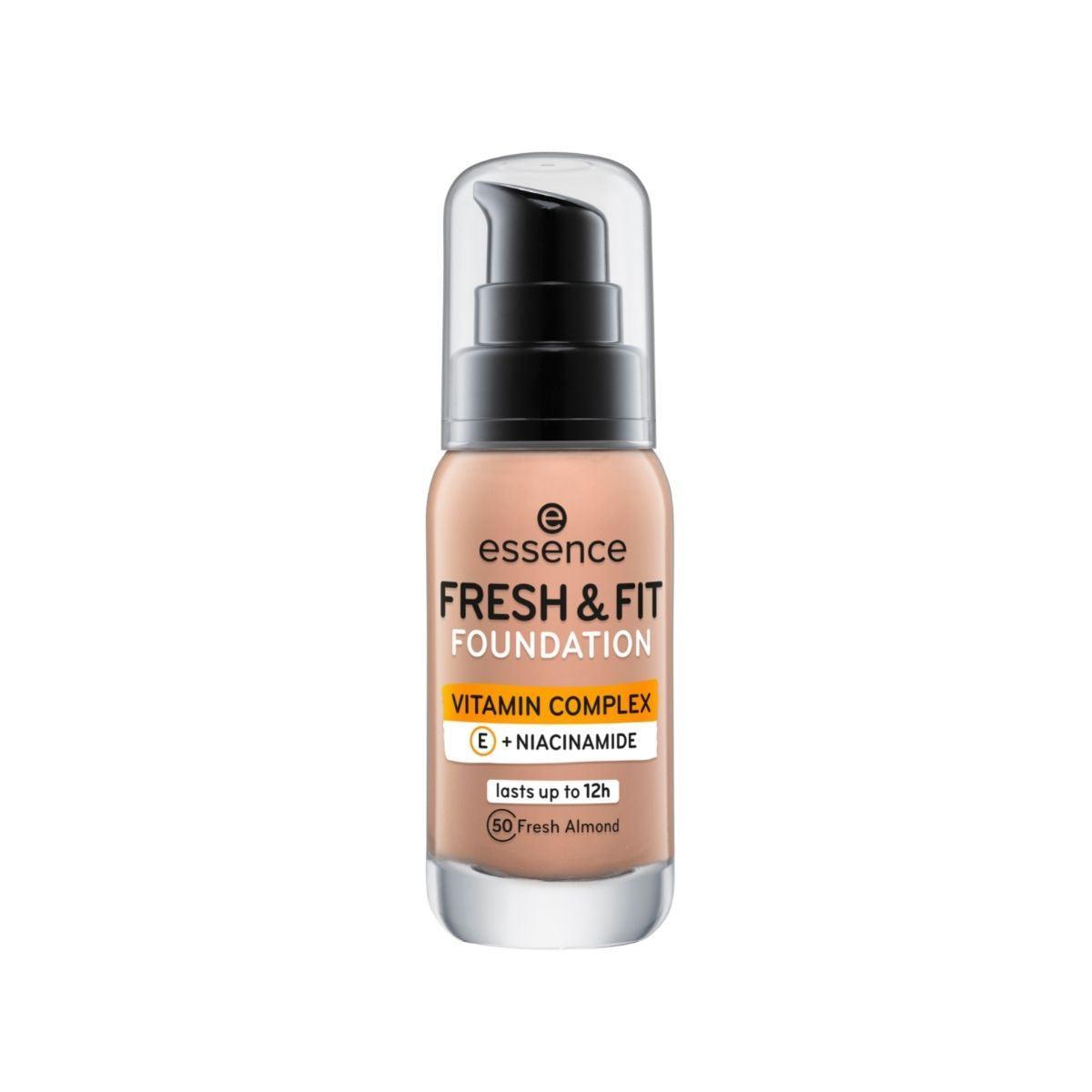 essence Fresh & Fit Foundation essence Cosmetics 50 Fresh Almond  