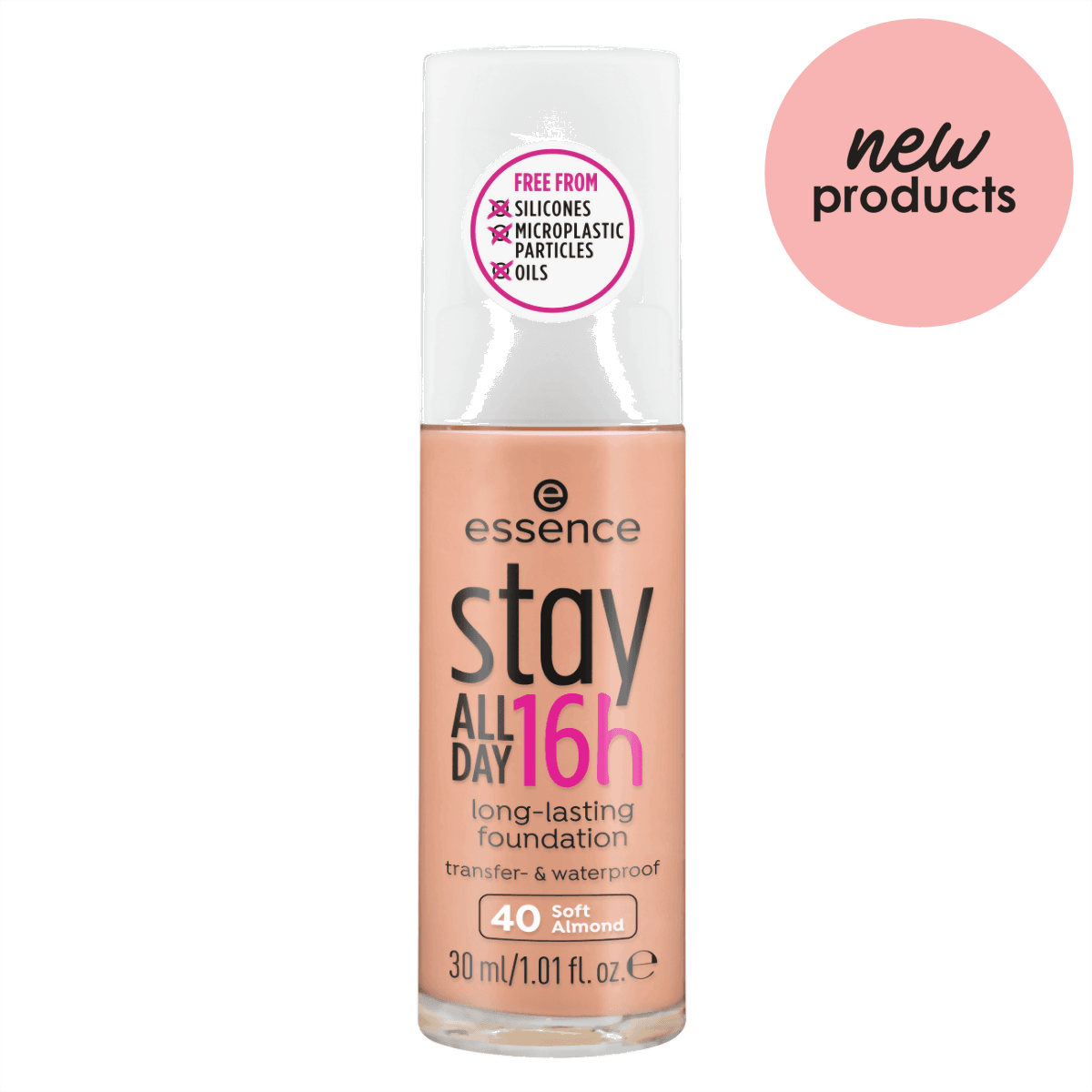 essence Stay All Day 16h Long-lasting Foundation essence Cosmetics Soft Almond 40  