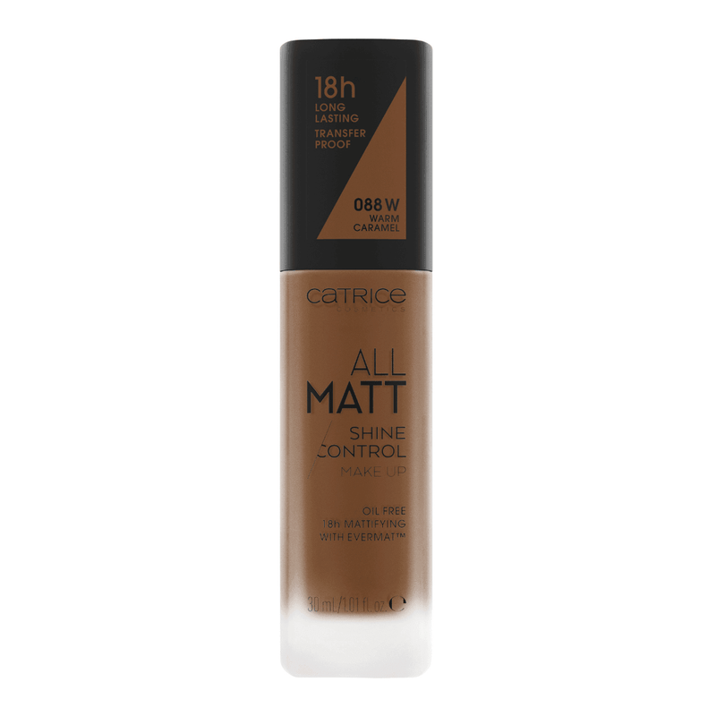 Catrice All Matt Shine Control Make Up | 17 Shades CATRICE Cosmetics Warm Caramel 088 W  