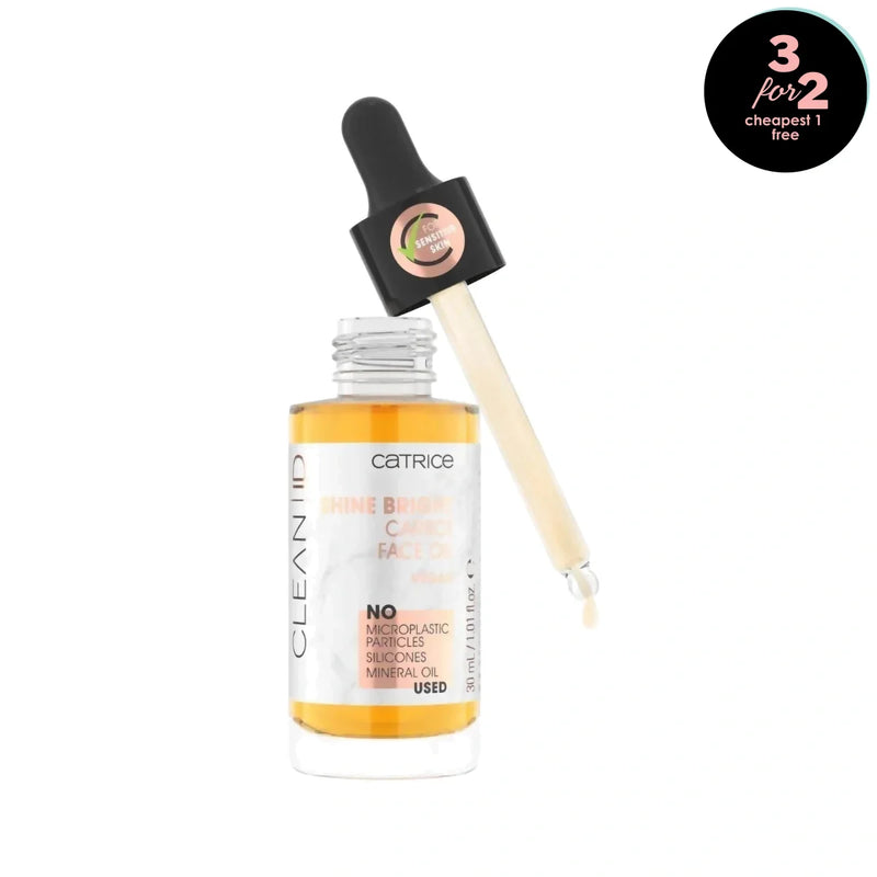 Catrice Clean ID Shine Bright Carrot Face Oil CATRICE Cosmetics   