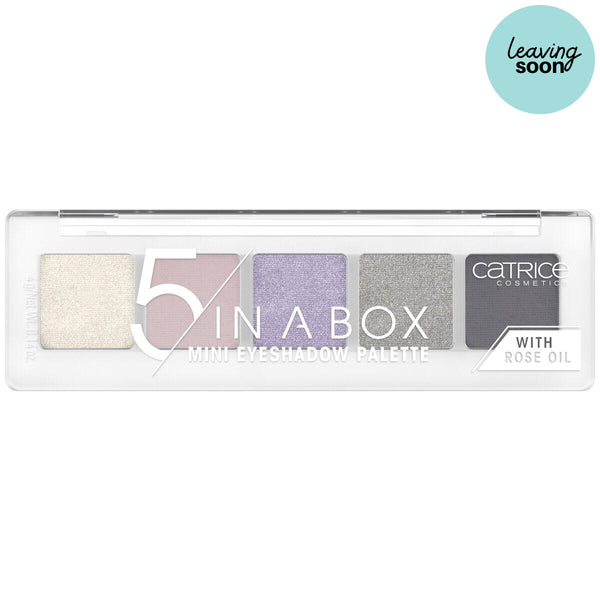 Catrice 5 In A Box Mini Eyeshadow Palette Catrice Cosmetics 080 Diamond Lavender Look  