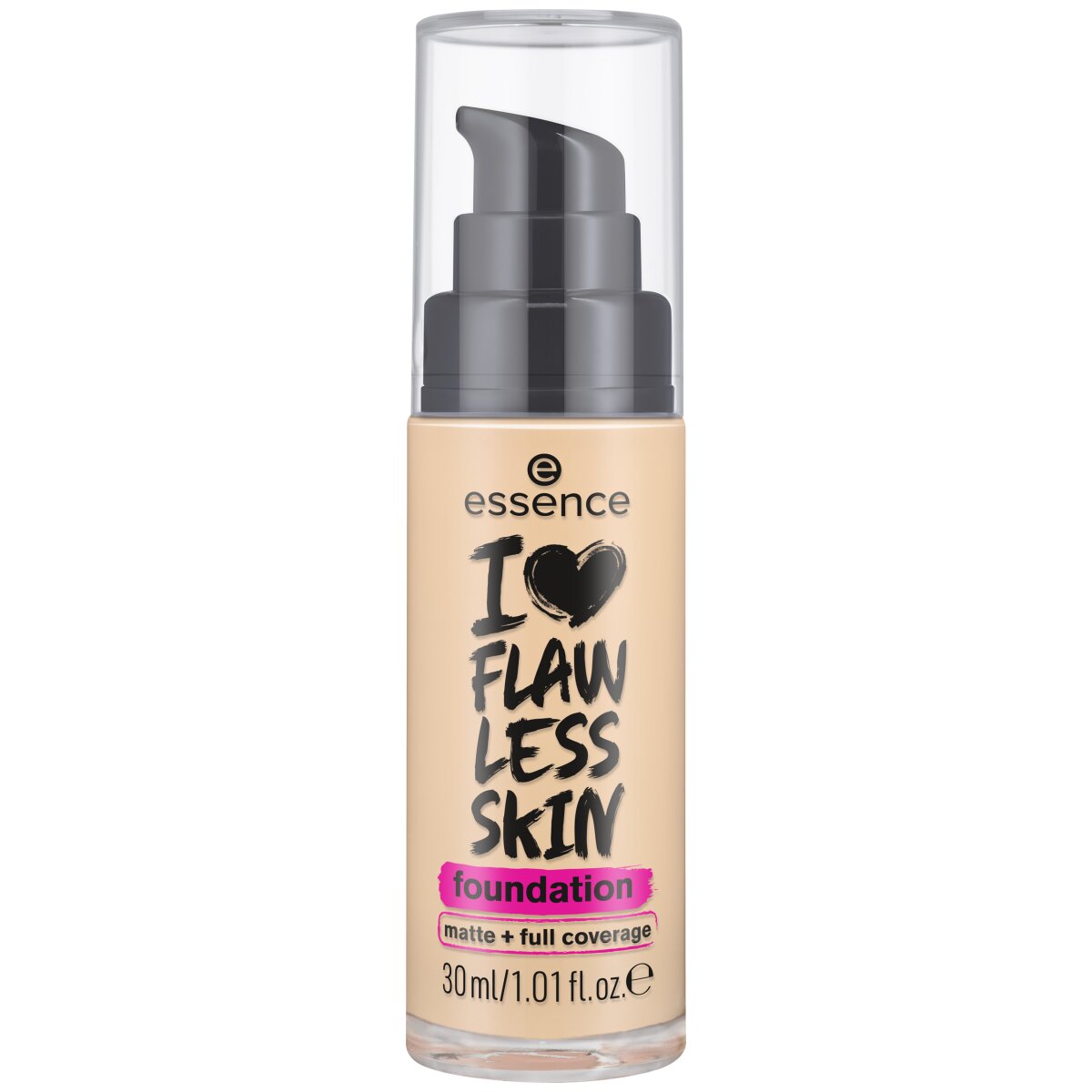 essence I Love Flawless Skin Foundation essence Cosmetics 30 Dark Porcelain  