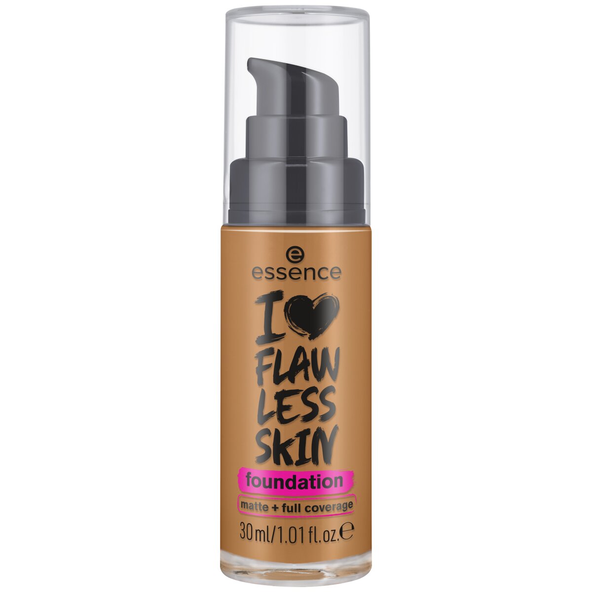 essence I Love Flawless Skin Foundation essence Cosmetics 130 Dark Beige  