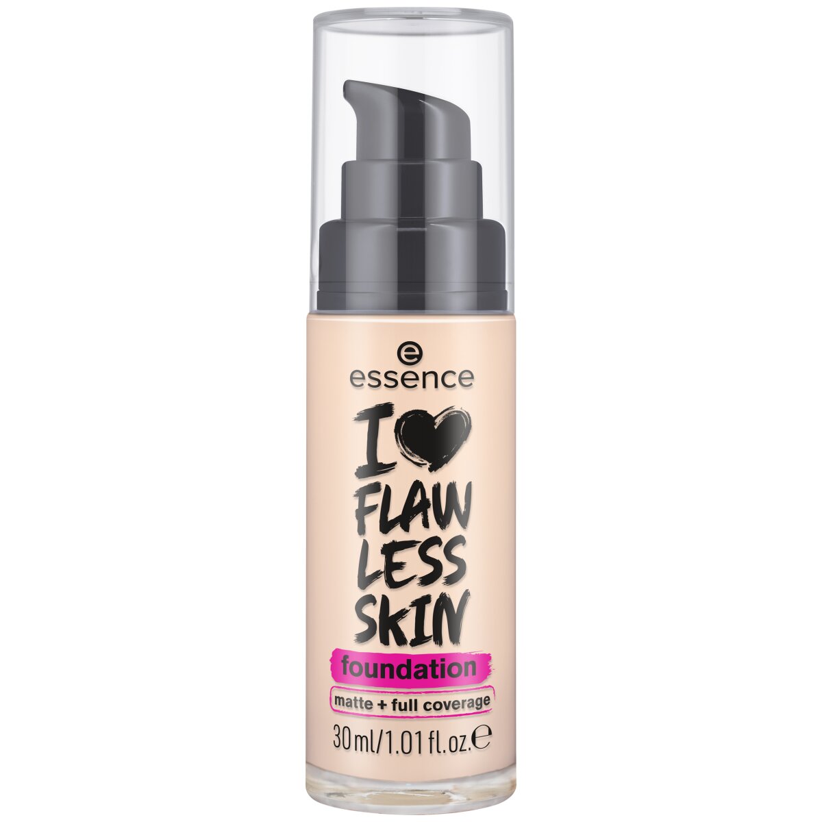 essence I Love Flawless Skin Foundation essence Cosmetics 10 Light Porcelain  