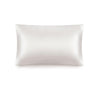 The Silk Lady 100% Pure Mulberry Silk Pillowcase The Silk Lady Ivory White Standard 