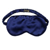 The Silk Lady 100% Pure Mulberry Silk Sleeping Mask The Silk Lady Navy Blue  