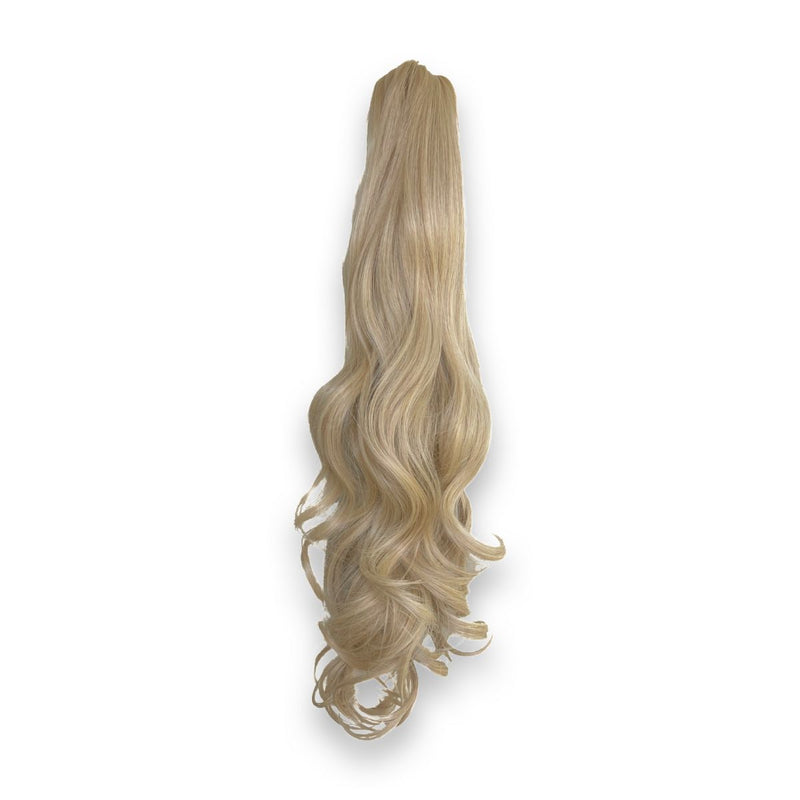 Novella and Co Clip in Hair I-Pony Hollywood Wave | 22 inches | 9 Shades Novella and Co Champagne Blonde  