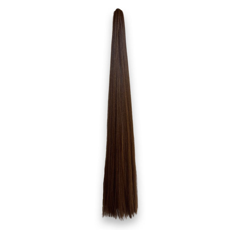 Novella and Co Clip in Hair I-Pony | Straight | 22 inches | 9 Shades Novella and Co Chocolate Brown  