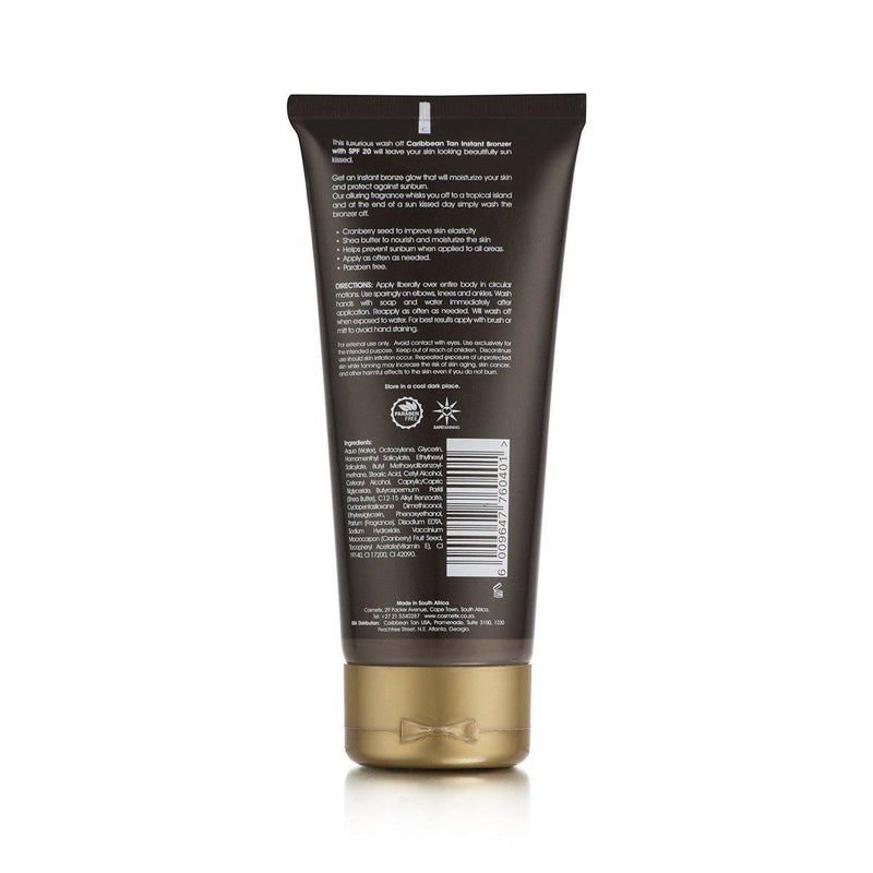 Instant Body Bronzer Lotion SPF 20 - 200ml Caribbeantan   